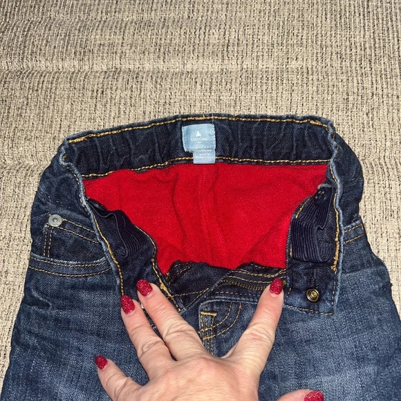 😍Baby Gap Flannel lined Jeans size 18-24 months - Picture 4 of 6